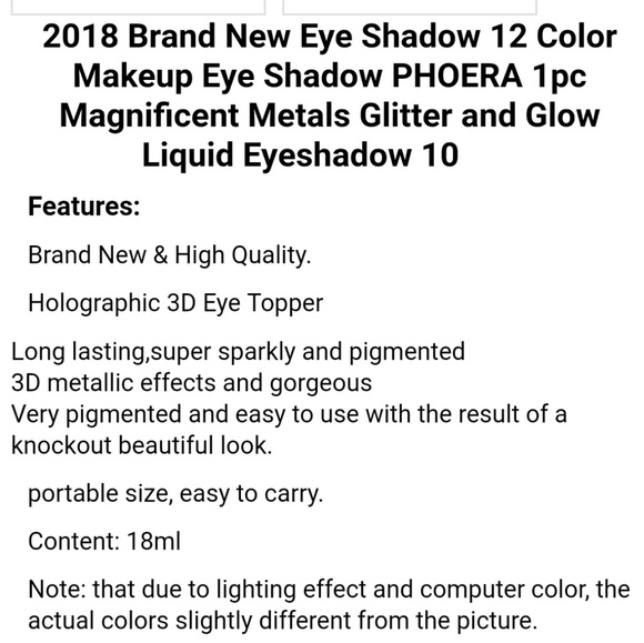 Sparkly Shimmering Liquid Eye Glitter Waterproof - Picture 4 of 5